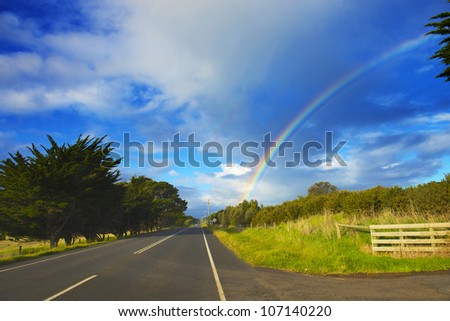 Road to the rainbow.
