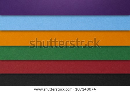  paper in various colors