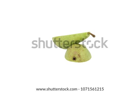 Pear green half double