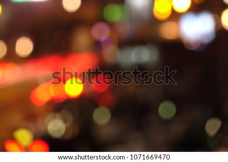 Abstract blurred celebration background with sparkle bubble lights. Ideal for decoration, birthday or festival celebration designs. Ideal for beauty and fashion concept works.