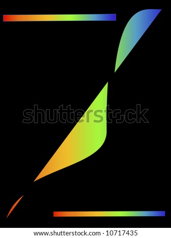 Black background with gradient shapes