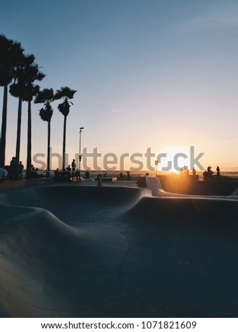 Venice Beach Sunset, California