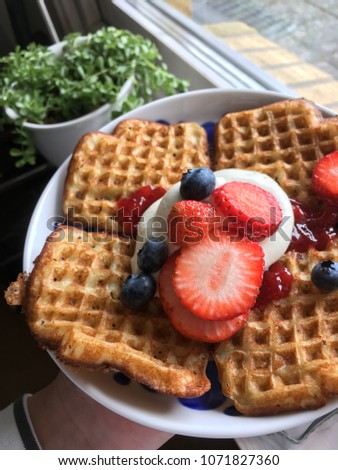 Waffle deluxe home made