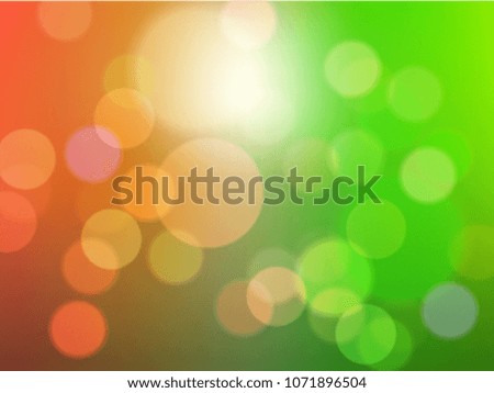 Abstract colorfull blurred circles