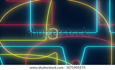Abstract colorful neon light background.
