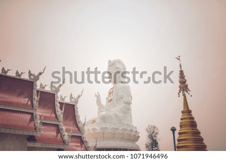 Buddha in Thai temple.