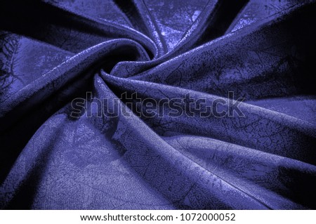 Texture, background, pattern. cloth silk blue. If the game with the picture looks like it seems to you, then this famous designer print of the NYC Designer Crepe de Chine Silk Panel is for you!