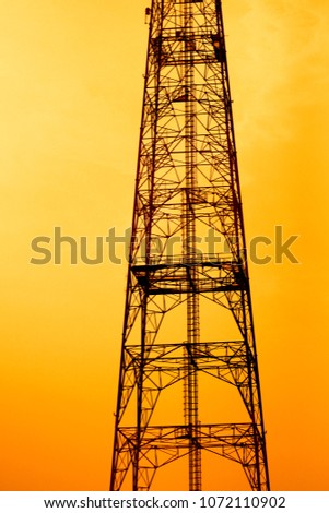 Telecommunication tower texture