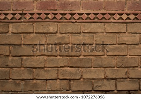 classic brick wall brown background 
