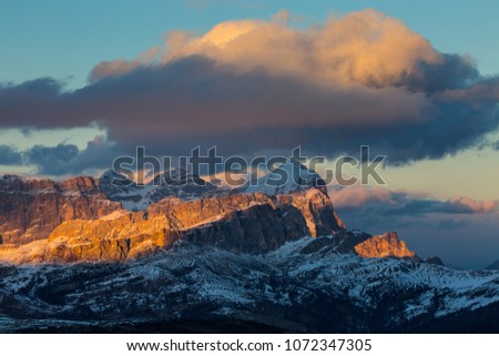 Europe, Italy, Alps, Dolomites, Mountains, Passo Pordoi
