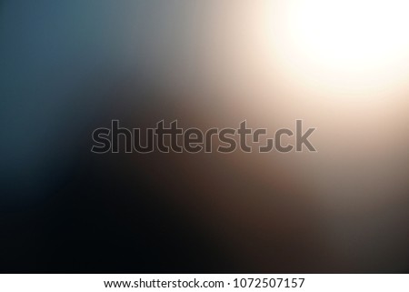 Right corner light on dark tone backdrop screen. Black and white abstract background. Minimal wallpaper with empty space.
