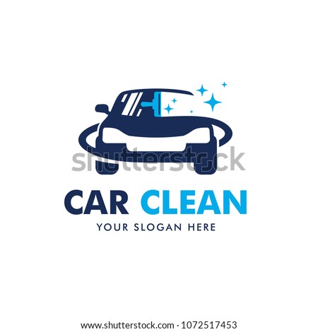 Car Clean Logo Design Vector