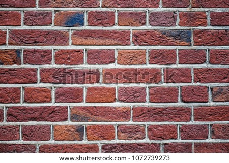 Old rustic brick wall texture. Masonry background.