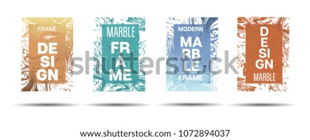 Marble Textured Border.  Vector Funky Hipster Border for Sale Ads, Congratulations. Modern Cover, Business Card, Music Poster Marble Textured Design Dynamic Futuristic Creative Neon Colored Banner.