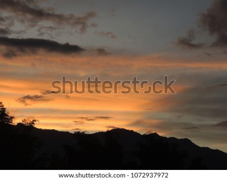 
Sky after sunset