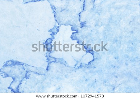 Blue marble texture in natural pattern with high resolution for background and design art work. Blue tile stone floor.