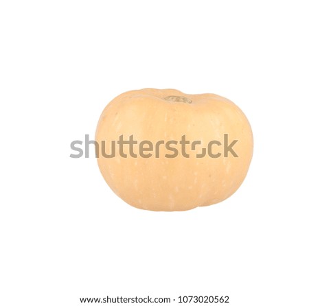 Pumpkin lunar white squash whole