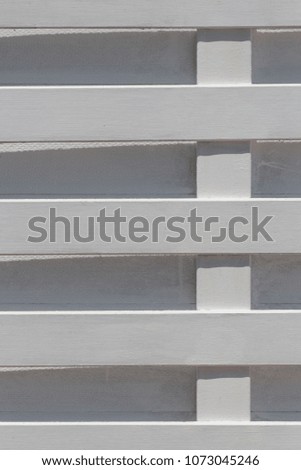 Texture background with white wooden slats, wall or fence