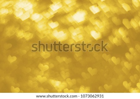 gold abstract background with bokeh defocused lights
