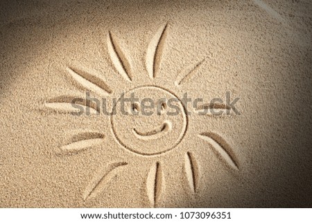 Summer background of sand and dark shadows. 