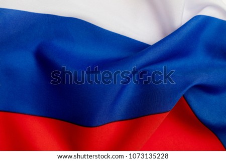 Russian white blue and red flag background