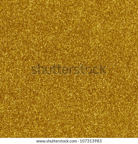 Gold glitter texture macro close up background.
