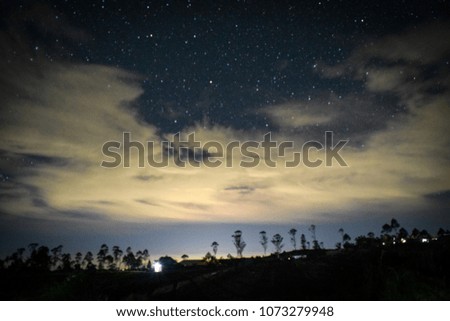 sky in the night 