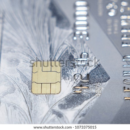 Bank cards. Modern financial instrument of cashless payment.