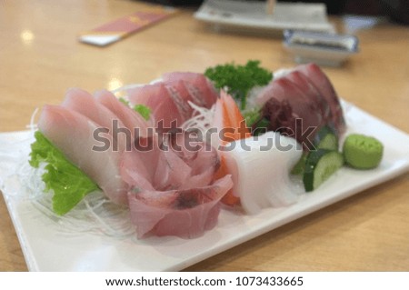 Picture for  Japanese food catalogs menu , Sushi Set  in package