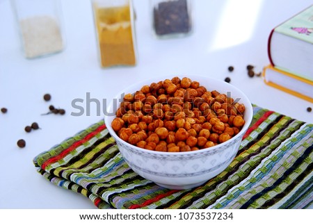 Spicy chickpeas with spices	