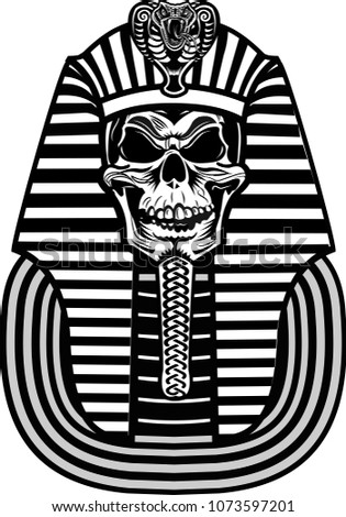 Pharaoh Skull Tattoo