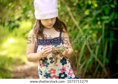 outdoor portrait of young european girl on natural background