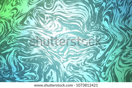 Light Blue, Green vector pattern with lamp shapes. A completely new color illustration in marble style. A completely new template for your business design.
