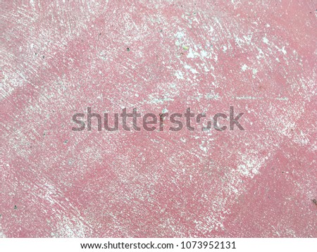 Grunge old red cement floor background for texture