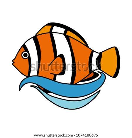 cute ornamental fish icon
