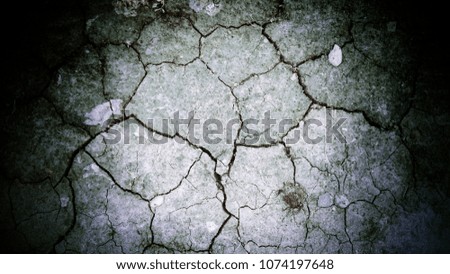 The texture of the cracked wall