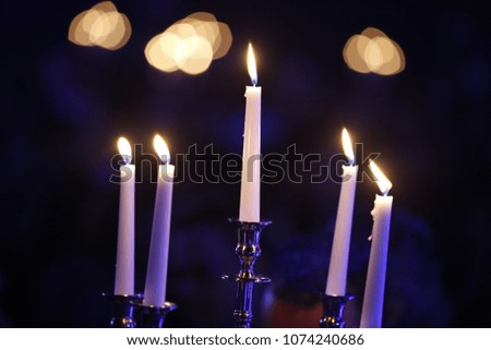candles on the candle