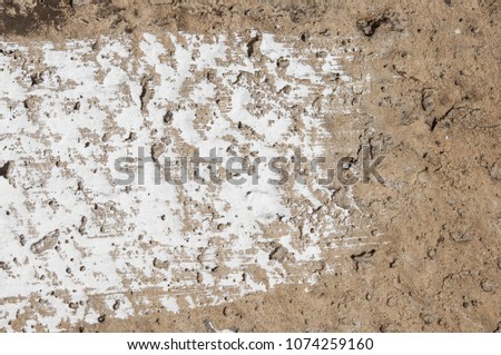 Wall panel grunge white,light grey concrete backdrop.Dirty,dust grey wall concrete,cement backdrop texture and splash color brush stroke for architecture or abstract vintage background.