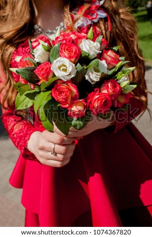 Bride bouquet, natural, rose, style, bunch, holiday, color, day