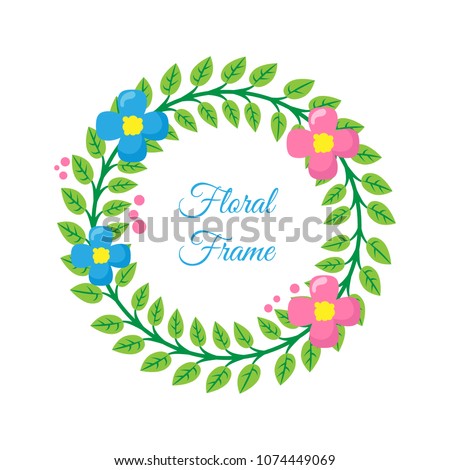 Elegant floral collection with leaves and flowers