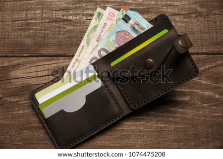Money wallet brown