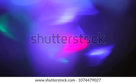 Blue Abstract Lights bokeh background loop texture