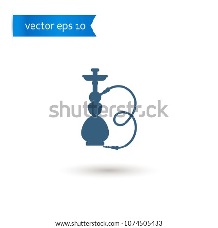 hookah. hookah icon. sign design. Vector EPS 10.
