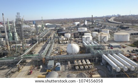 Industrial aerial views