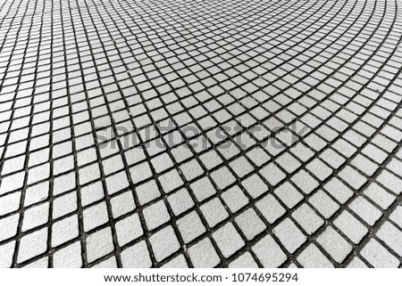 Concrete block floor pattern background