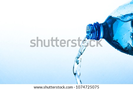 splash water out of a bottle