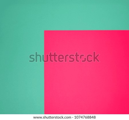 Geometric background of pastel tones. Photo of colored sheets of paper.