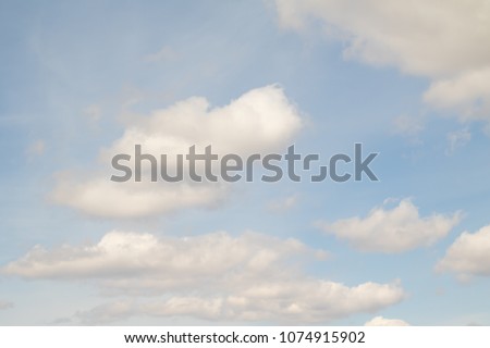 blue sky clouds day background