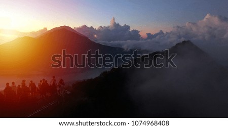 Sunrise on Mount Batur, Bali