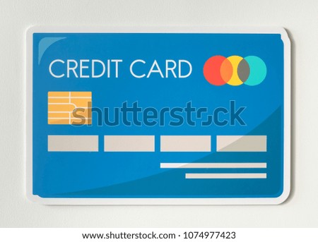 Credit card banking finance icon